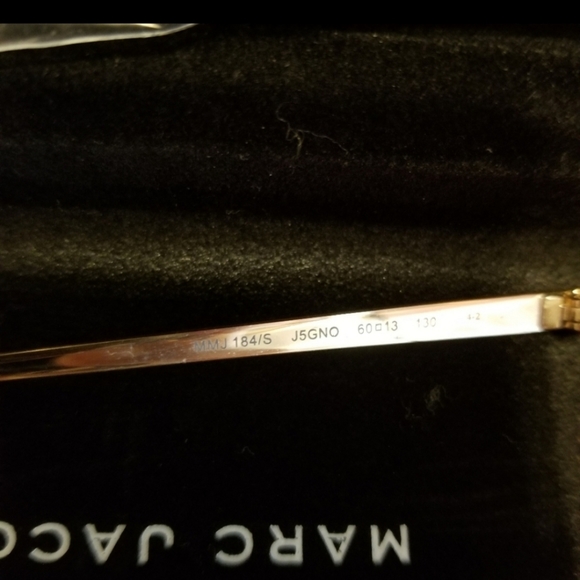 🕶MARC JACOBS AVIATOR STYLE SUNGLASSES - Picture 5 of 6